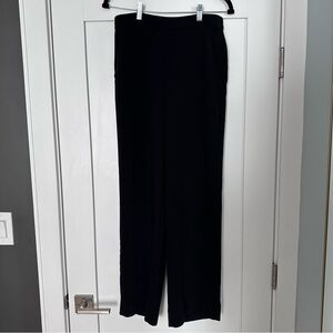 Classic Black Wide-Leg Women's Pants